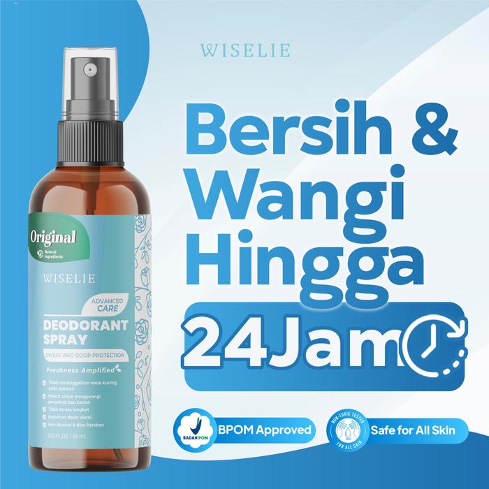 Gambar Wiselie Tawas Natural Deodorant Spray Deodorant Badan Anti Bau Hingga 24 jam Deodorant Extract bahan Alami Aman untuk Memutihkan Kulit Ketiak deodorant  tawas Black Kopi Lemon Cherry Hitam Untuk Ketiak dan Tubuh tidak Kering - Original dari Wiselie Indonesia undefined Tokopedia
