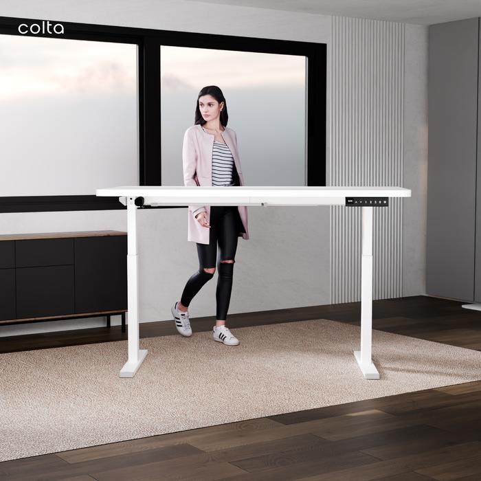 Gambar Colta Elevate One Electric Adjustae Standing Desk Meja Kerja Gaming dari Satu Keluarga Indo undefined Tokopedia
