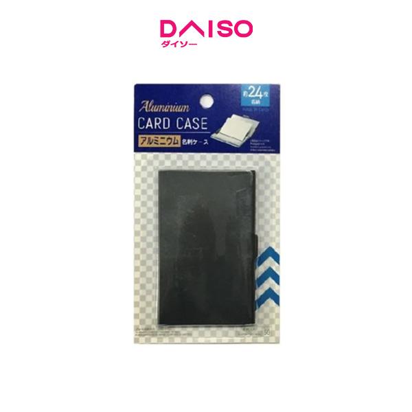 Gambar Daiso Aluminum Business Card Case -Holds 24 Cards- - Black dari Daiso Japan Official Store undefined Tokopedia
