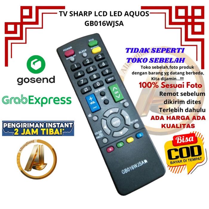 Gambar Remote Remot TV SHARP AQUOS GB016WJSA Lcd Led - Not Specified dari aliangliang undefined Tokopedia