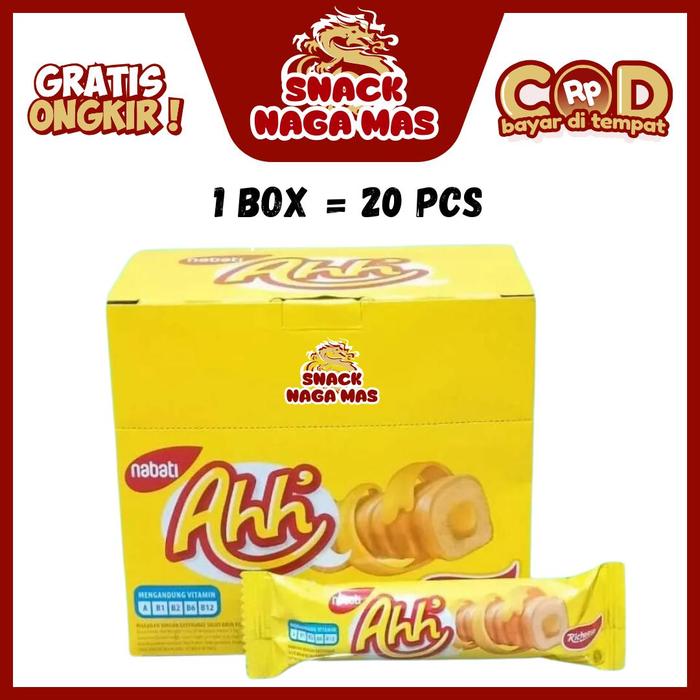 Gambar NABATI AHH KEJU - COKLAT [1 box isi 20] nabati hitam - KEJU dari Snack Naga Mas undefined 4 Tokopedia