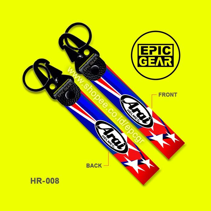 Gambar HIGH QUALITY GANTUNGAN KUNCI ARAI KEYCHAIN SEPEDA MOTOR PREMIUM KEY CHAIN TAG STRAP TALI LOGO MEREK HELM HELMET LOVER RX7 RX7X RR5 GP2 GP 6RCRAPIDE NEO VX VZ RAM SZ G VECTOR X CLASSIC AIR ROARS BLITZ AMERICAN EAGLE NSR HAYDEN LAGUNA FULL HALF FACE MOTOGP - 3836 dari PT TARJANMOTIF TERRBARRRRU undefined Tokopedia