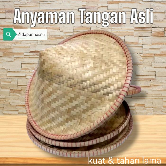 Gambar Topi Petani Bambu Dudukuy Caping Anyaman Bambu Tudung Mancingmania Berkebun dari dapur hasna16 undefined Tokopedia