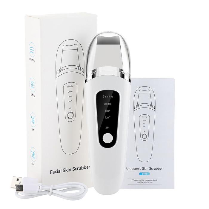 Gambar Ultrasonic Skin Scrubber Face Spatula Facial Skin Exfoliator Scraper and Blackhead Remover Pore Cleaner Facial Deep Cleansing dari kalrlis karlina maryeha88 undefined Tokopedia