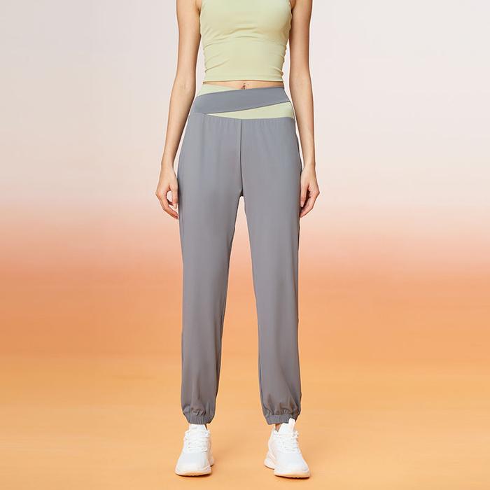 Gambar WiZi Celana Jogger Pants Wanita Longgar Training Sport Celana Santai High Waist Yoga Pants  CP02 - Gray, XL dari WiziSportwear undefined Tokopedia