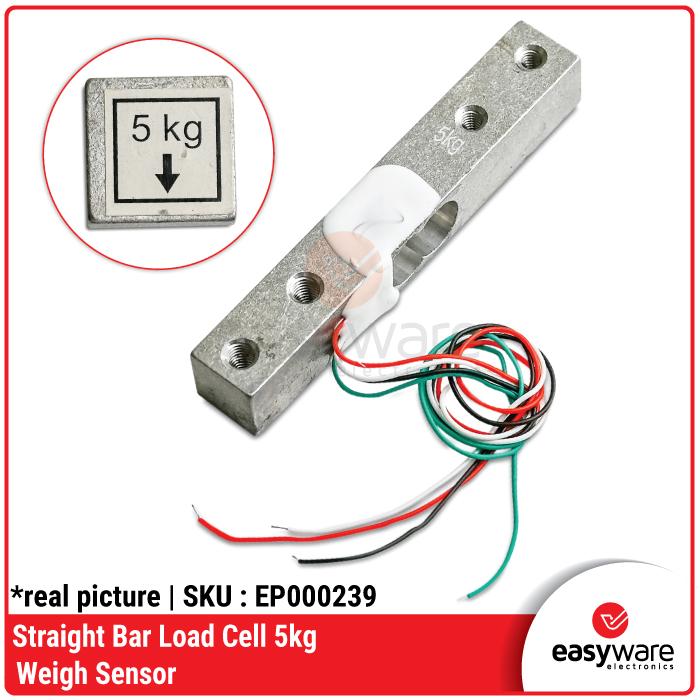 Gambar Straight Bar Load Cell 1kg 5kg 10kg Load Cell weigh sensor 1KG 5KG 10KG - 5KG dari EasyWare Electronics undefined Tokopedia