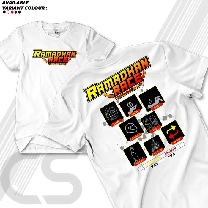Gambar Kaos Ramadhan Race 2025 Marhaban Ya Balapan Vol 2 Drag Bike Baju Ramadan Race ReKaos Katun Murni Kaos Lembut dan Nyaman - PUTIHH, M dari WAHYU NUGROHO. undefined Tokopedia