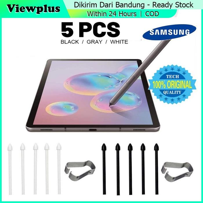 5pcs Refill Tip Nib Samsung S Pen Galaxy Note Tab S7 S7 S7 Fetab S6 Tab S6  Lite Note 10 S21 Ultra Alat Pinset Penghilang Ujung Pena S Stylus Sentuh 