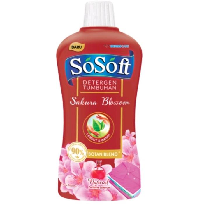 Gambar sosoft liquid detergent sakura blossom botol 700ml deterjen Bunga - sakura blossom dari SeMaDr undefined Tokopedia