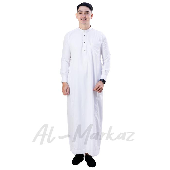 Gambar Jubah Pria Muslim Gamis Slimfit Nizam By Almarkaz Dewasa Hitam Remaja Panjang - 001, M dari Jubah Pria Muslim Almarkaz21 undefined Tokopedia