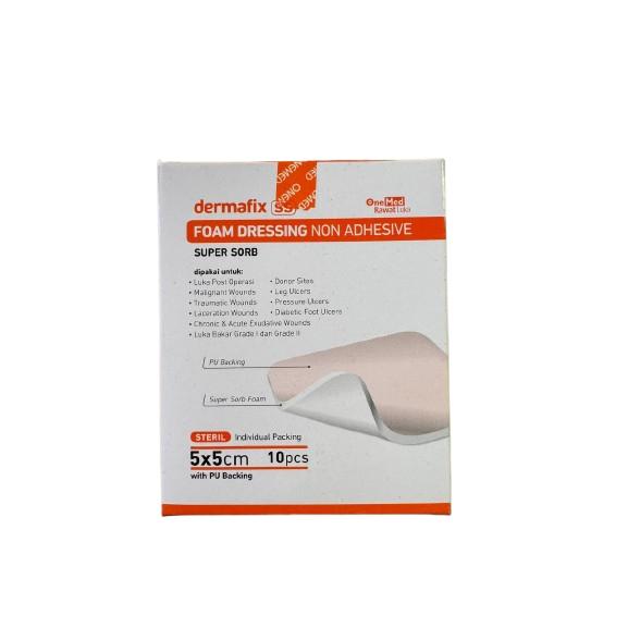 Gambar ONEMED DERMAFIX SS FOAM DRESSING NON ADHES PAD 10X10CM 5X5CM 10X20 PER BOX ORIGINAL - 5X5 BOX dari RIZKIRIDHO45 undefined Tokopedia