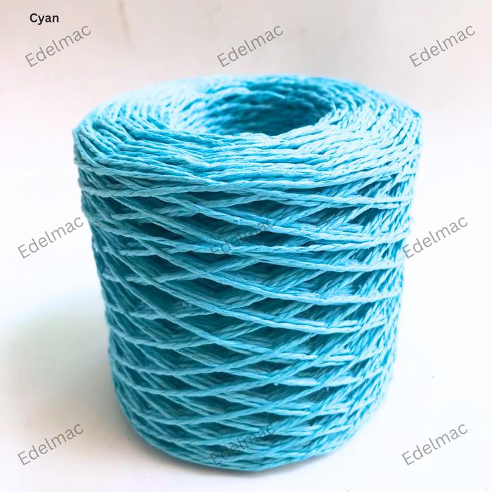 Promo Tali Kertas Rajut Rafia Lilit Padat Paper Rope Yarn Knitting Tas ...