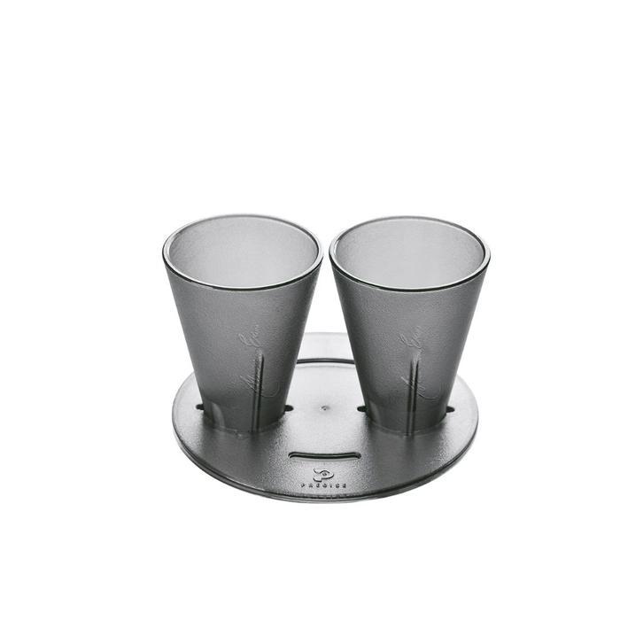 Gambar Binocular Coffee Dripper Dual Cone Set with Server + Paper Filter - Alat Seduh Saringan Kopi - Black dari Otten Coffee undefined Tokopedia