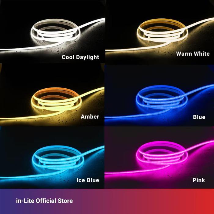 Gambar INLITE - LAMPU LED STRIP DOTLESS AC 220V INFS220 / LED STRIP / STRIP LIGHT / LAMPU HIAS / LED STRIP DOTLESS / LED STRIP AESTHETIC - 1ROLL 50M CW dari Cahaya Star Listrik undefined Tokopedia