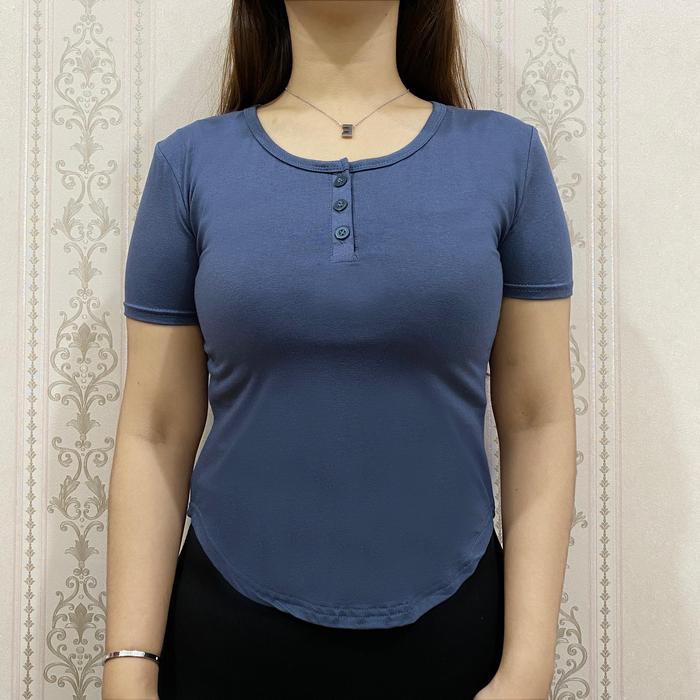 Gambar COD LMJ Agathis Short Sleeve Crop Top - #359 - Aegean, M dari LMJ Fashion undefined Tokopedia