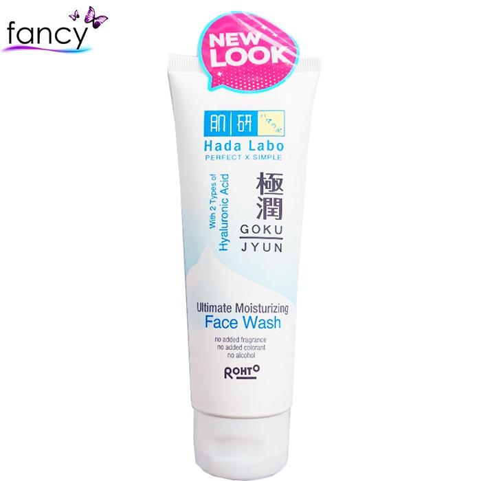 Gambar Hadalabo Gokujyun Ultimate Moisturizing Face Wash 100 gr Kemasan Besar - PUTIH FW 100 dari fancyshop.id undefined Tokopedia