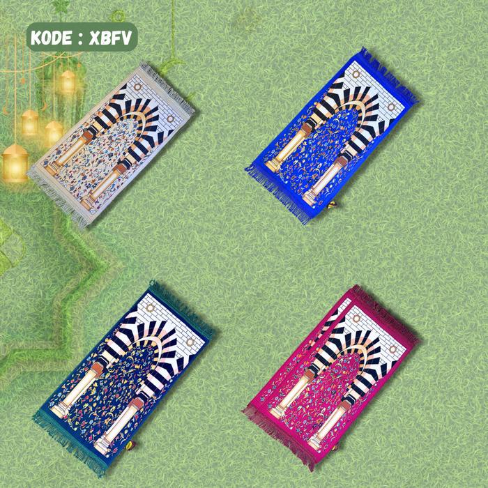 Gambar Sajadah Suede Arbain Kepala - Motif 02 dari Pusat Grosir Syar'i undefined Tokopedia