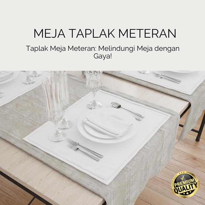 Gambar (D24) NEWROOM88 Taplak Meja Meteran Bahan PVC Ukuran 50XSesuaikan Kebutuhan - 50cm x 1m dari Newroom 88 undefined Tokopedia