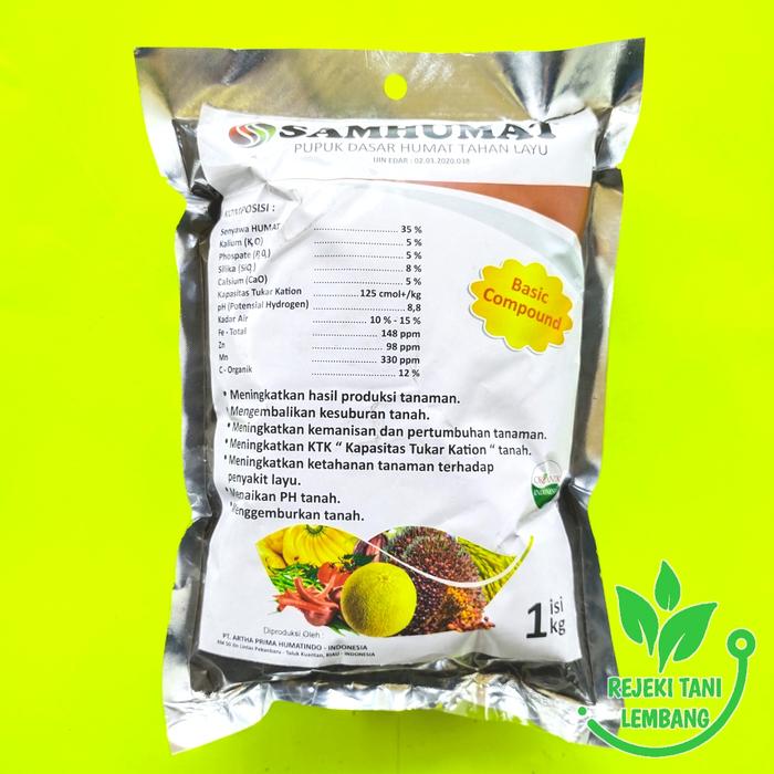 Gambar SAMHUMAT ISI 1 KG PUPUK DASAR HUMAT TAHAN LAYU dari REJEKI TANI LEMBANG undefined Tokopedia