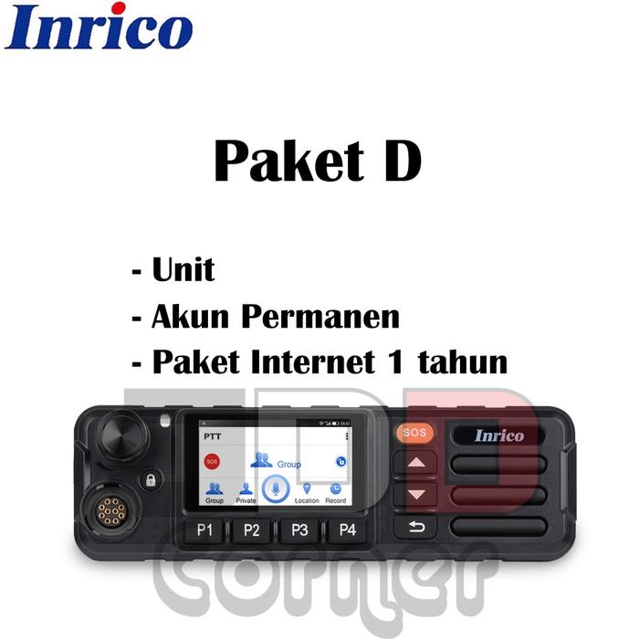 Gambar RIG POC Inrico TM7 Plus Touch Screen 4G LTE Wifi GPS Bluetooth ORIGINAL Mobile Radio Mobil - PAKET D dari JDD Corner undefined Tokopedia
