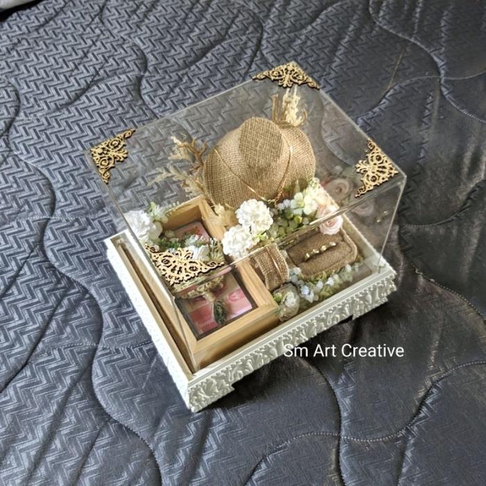 Gambar seserahan Pernikahan hantaran pernikahan kotak perhiasan paket komplit dari Smart Creative_NEW undefined Tokopedia