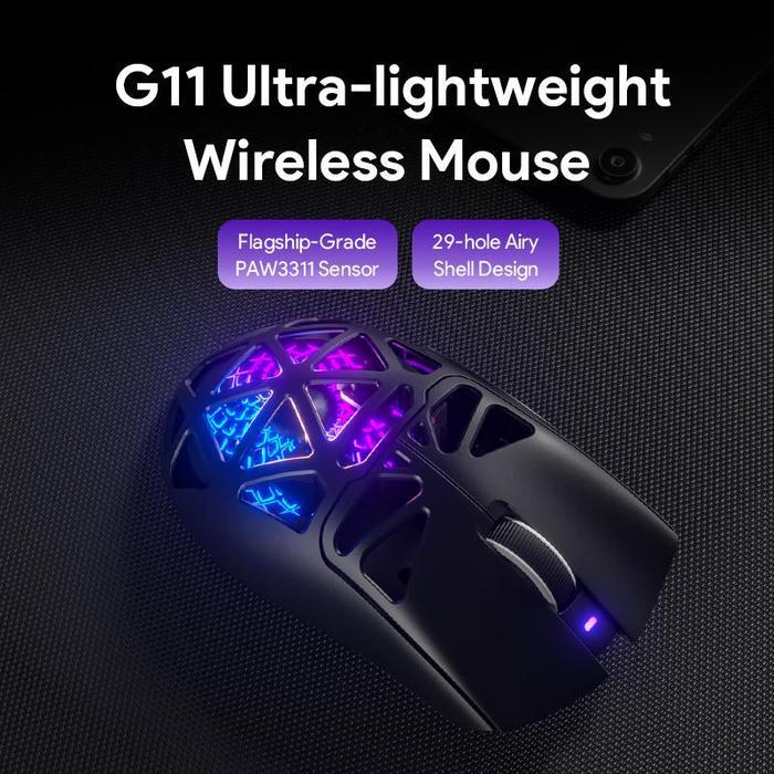 Furycube G11 | G-11 Ultra-Lightweight Tri-mode Wireless Gaming Mouse