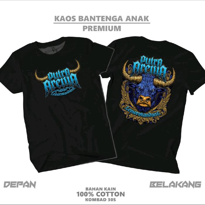 Gambar Kaos bantengan anak mix Wisanggeni putra mandala arema pandawa mberot team kesenian banteng nuswantara atasan baju pakaian distro - Putra arema 01, S(1-2th) dari Mixone.Store undefined Tokopedia