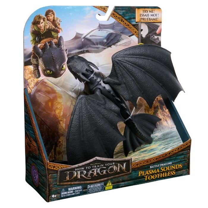 Gambar Dreamworks Dragons, How to Train Your Dragon 2, Battle Dragons, Plasma Sounds Night Fury, 13” Action Figure or Fire Blast Deadly Nadder, 10” Action Figure Toy - Toothless Plasma Sounds dari Mishana Shop undefined Tokopedia