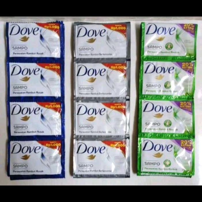 Gambar shampoo renceng dove 10ml paket per 24 sachet renteng Sampo Haircare - -, - dari NaffaStore undefined Tokopedia
