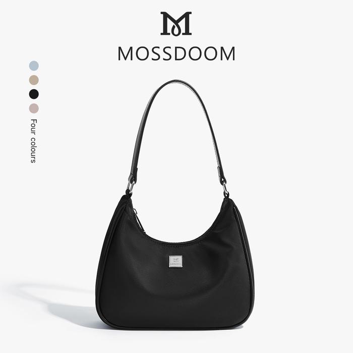 Gambar MOSSDOOM Fashion Tas Bahu Louissa Bag Tas Ketiak Santai Tas Wanita - Hitam dari MOSSDOOM undefined Tokopedia