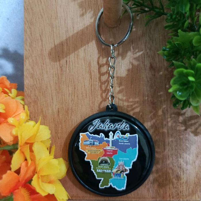 Gambar OLEH-OLEH KHAS IBUKOTA JAKARTA INDONESIA| PROMO GANTUNGAN KUNCI JAKARTA| GANTUNGAN KUNCI AKRILIK DUA SISI 2 SISI DENGAN RING PUTAR STAINLESS TEBAL DAN KUAT UNTUK TAS PINTU MOTOR MOBIL DLL - Random/campur (harga 1 buah) dari ada354merchandise_NEW undefined 5 Tokopedia