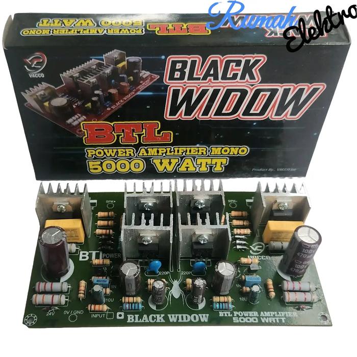 Gambar KIT DRIVER POWER AMPLIFIER BTL BLACK WIDOW 5000 WATT dari Rumah Elektro_NEW undefined Tokopedia
