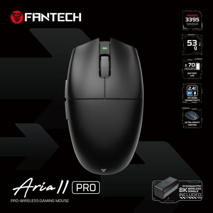 Fantech Aria II wireless gaming mouse with sleek design