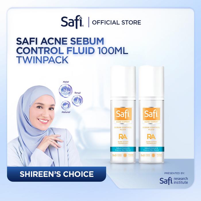 Gambar SAFI - Acne Expert - Sebum Control Fluid 100ml - TWINPACK dari safiindonesia_NEW undefined Tokopedia