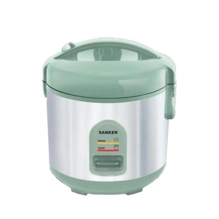 Gambar SANKEN Rice Cooker Stainless 1 Liter SJ-120 - Hijau dari Utama Electronic undefined Tokopedia