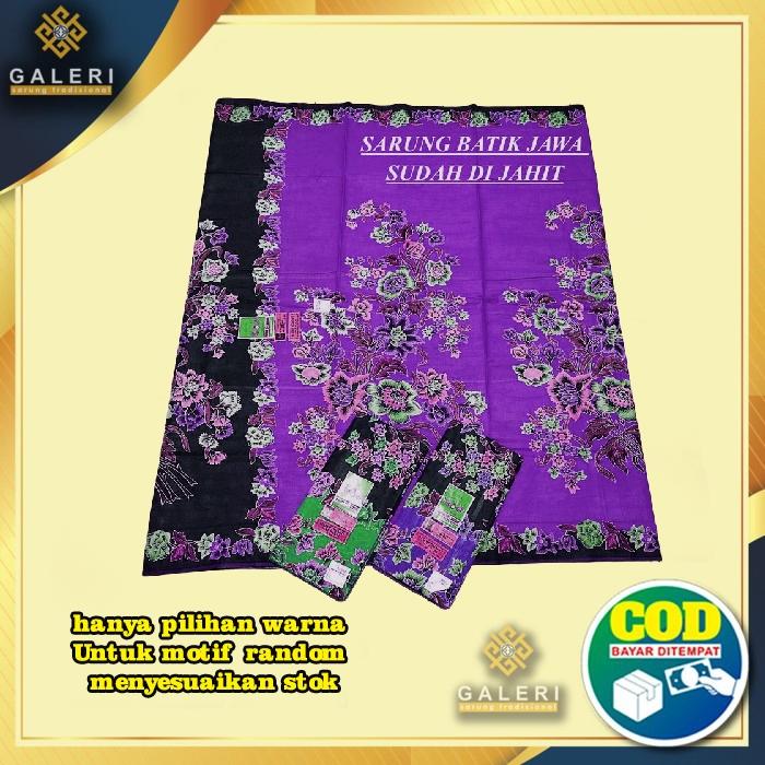 Gambar Sarung Batik Wanita Jahit Tujuh Bidadari – Sarung Instan Siap Pakai untuk Ibu Melahirkan, Muslimah, Santri, Santriwati – Kain Halus dan Adem – Nyaman Dipakai Harian atau Pengajian – Bisa Pilih Warna – Motif Batik Elegan Terbaru - Ungu dari Galeri Kintha undefined Tokopedia