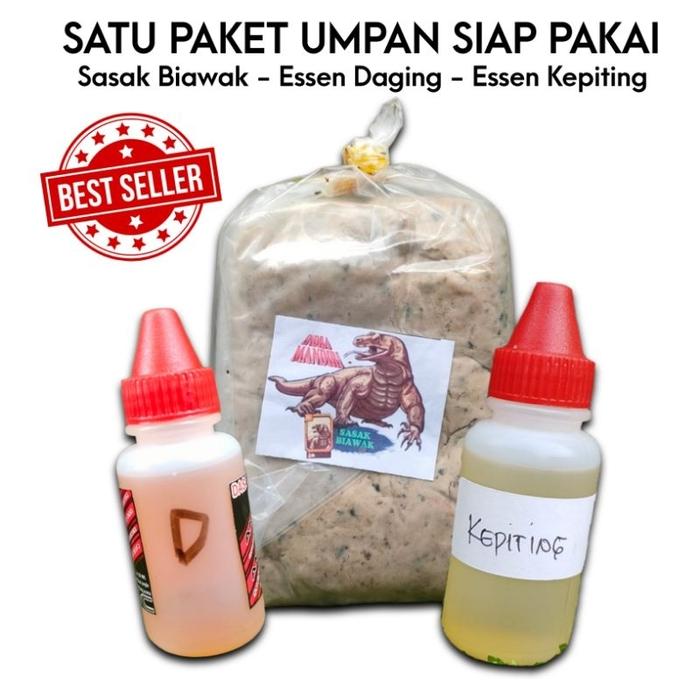Gambar Paket Umpan Galatama Lele Siap Pakai Sasak Biawak  Essen Daging  Essen Kepiting - Essen Kepiting, Umpan Galatama Lele dari WAHIDUN NIAM undefined Tokopedia
