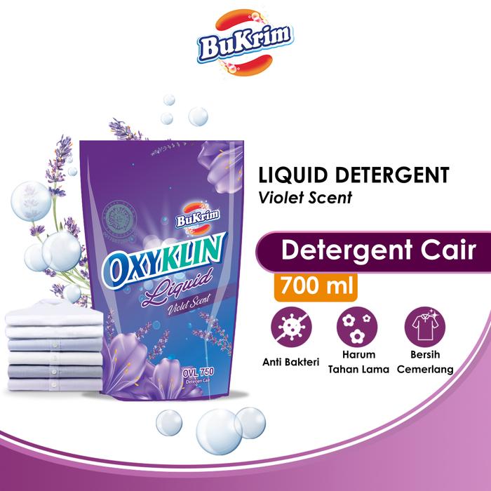 Gambar Sabun Detergent Cair BuKrim Oxyklin Violet 700ml dari TOTALBUKRIM OS undefined Tokopedia