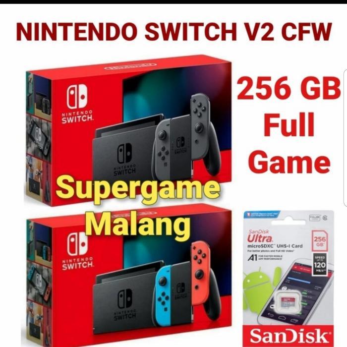 Gambar Nintendo Switch 2 Oled Neon Grey White Putih V 2 V2 Ofw Cfw Console Game - V2 Cfw 256 G dari Damion Jaya Abadi undefined Tokopedia