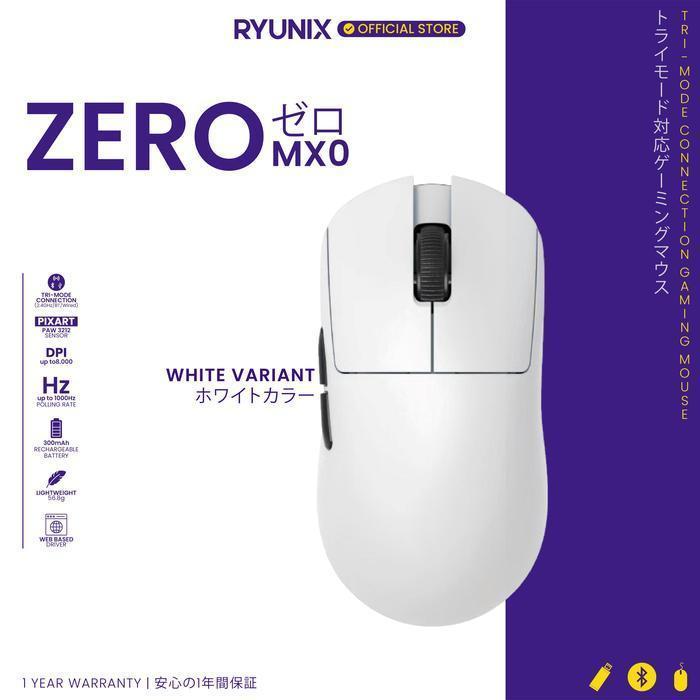 Sades Ryunix Zero MX0 wireless gaming mouse with ergonomic design