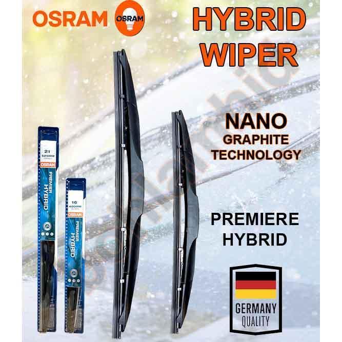 Gambar WIPER BOSCH CLEAR ADVANTAGE FRAMELESS FORTUNER 3PCS (KN-KR DAN BLKG) ORIGINAL - Osram Hybrid, 3pcs 21 19 H307 dari wikiola undefined Tokopedia
