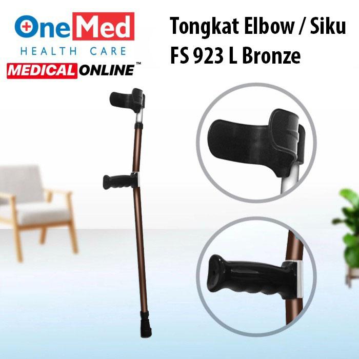 Gambar TONGKAT SIKU ELBOW KAKI 1 FS 923L ONEMED ALAT BANTU JALAN MEDICAL ONLINE MEDICALONLINE - Steel Grey dari MEDICAL ONLINE_NEW undefined 4 Tokopedia