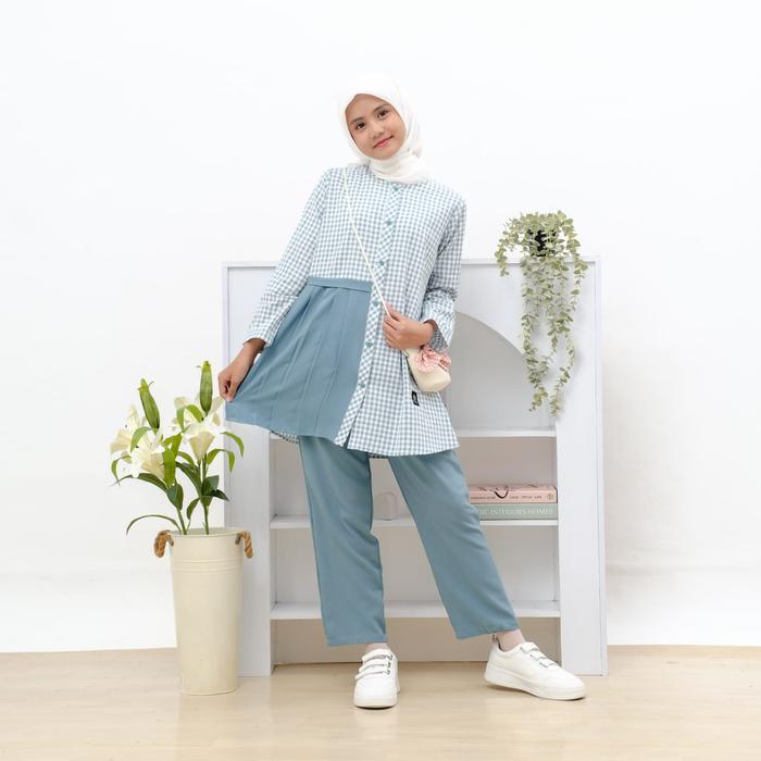 Gambar Applekidz Setelan Celana Muslimah Anak Perempuan Tanggung Aqeela Baju Wanita Remaja Tunik Panjang Baju Wanita - Wardah, size 8 dari Applekidz Indonesia Official undefined Tokopedia