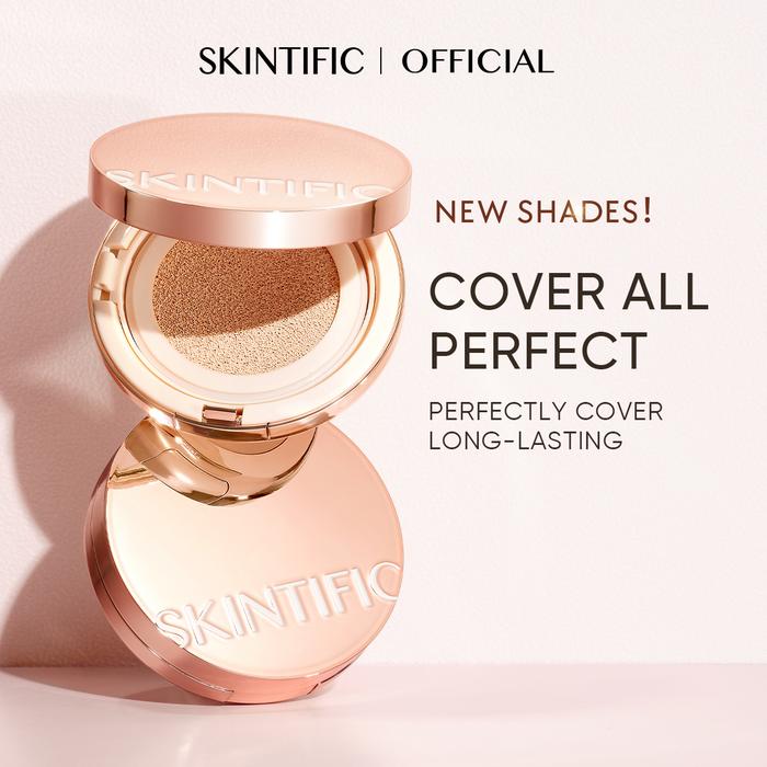 Gambar SKINTIFIC Cover All Cushion SPF 35 PA+++ cushion refill foundation bedak padat bb cream cushion untuk kulit berminyak dari GROSIR ZENITUTAMA TERRBARRRU undefined Tokopedia