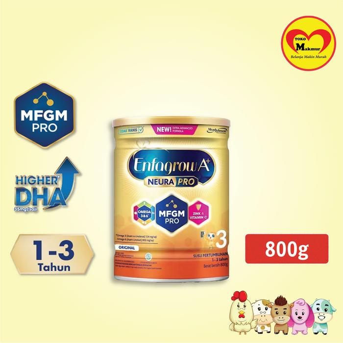 Gambar Enfagrow A+ Tahap 3 Vanila / Madu / Original 800gr / Toko Makmur Bubuk - Original dari tokomakmurmakinmurah undefined Tokopedia