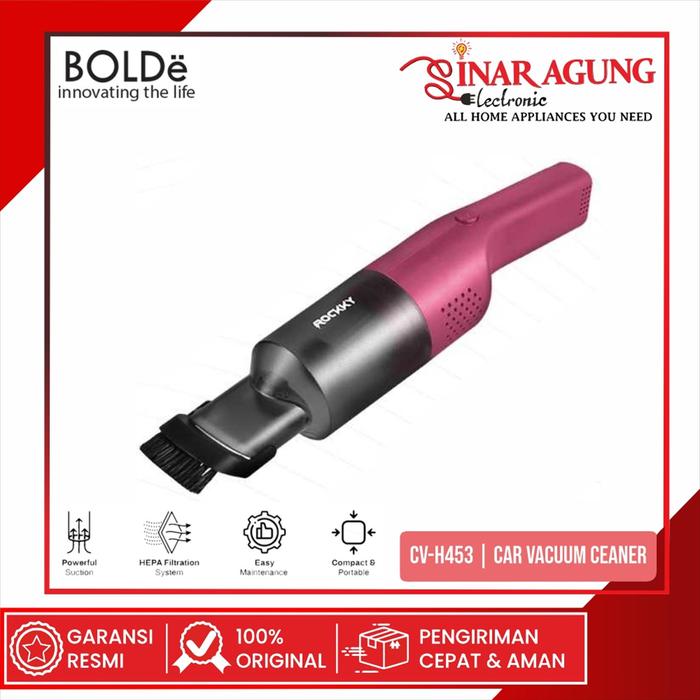 Gambar BOLDE CV-H453 / CVH453 ROCCKY CAR VACUM MANTA - VACUM CLEANER - CV-H45MAGENTA dari SINAR AGUNG ELEKTRONIK_NEW undefined Tokopedia