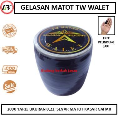 Gambar Benang TW Gelasan Walet 0.22 Klos 2000 Yard Senar 1 PCS Layangan Original 100% Senar Mati Kualitas Super Cocok Main Tarik dari Gudang Berkah Jaya_NEW undefined Tokopedia