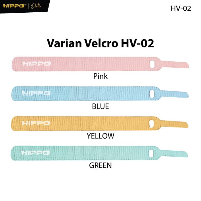 Gambar Hippo Hippo Velcro HV-02 Cable Organizer Pengikat Perekat Klip Kabel 13CM Isi 10pcs Variasi Warna Pink Biru Kuning Hijau - Desk - Blue dari Hippo Indonesia undefined Tokopedia
