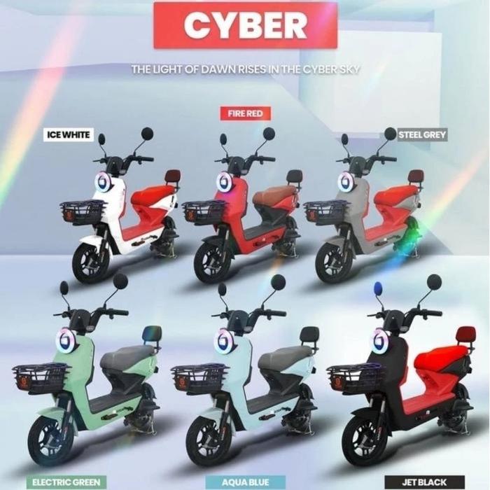 Gambar Sepeda Listrik Goda Cyber 120 48V/12AH 500W Garansi Resmi - White dari Tridjayaelektronikofficial undefined Tokopedia