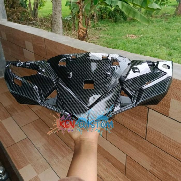 Gambar Cover batok kepala depan vario 125 150 Led old 2015 2016 2017 carbon celup wtp motif - Kevlar, + bubblewrap dari Ken Custom undefined Tokopedia